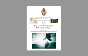 Read more about the article Cathedrals’ Zoom Service for Peace