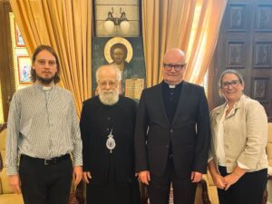 Read more about the article New Scandinavian priest meets Bishop Vasilios