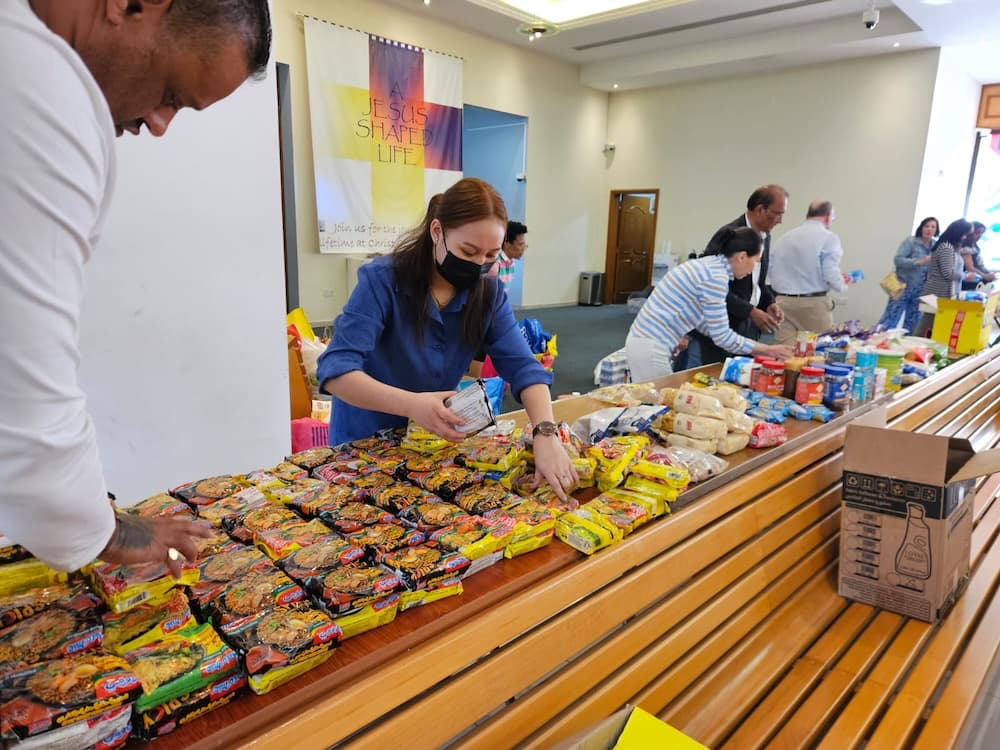 You are currently viewing Collecting for those in need at CCJA