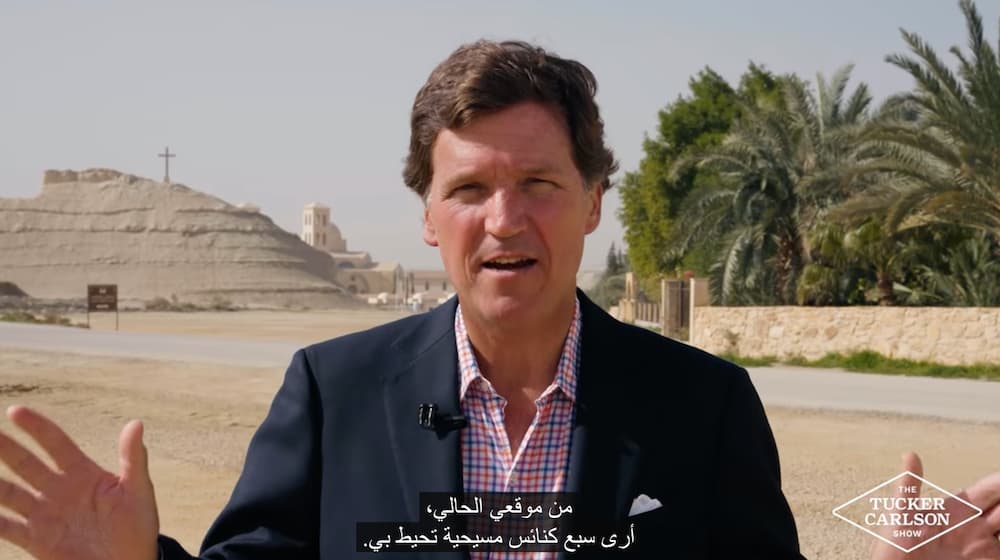 You are currently viewing Tucker Carlson Show: Archbishop Hosam on the suffering of Christians in the Holy Land