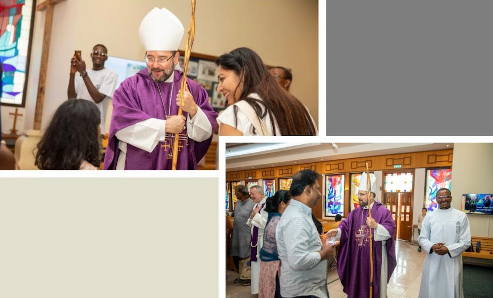 You are currently viewing Bishop Sean celebrates Passion Sunday in the UAE